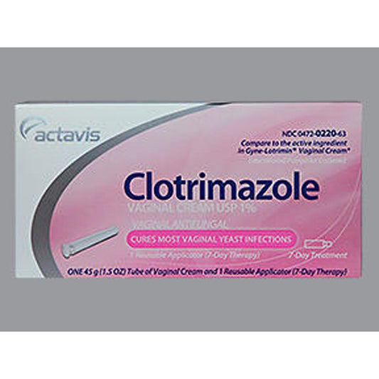 Actavis Clotrimazole Vaginal Cream - 7 Day Treatment