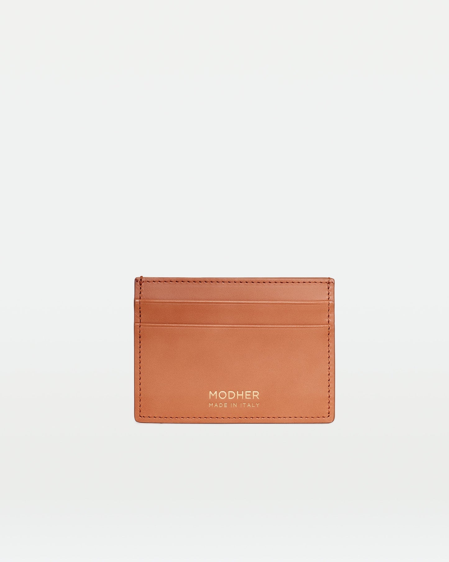 Credit Card Slip in vegetable tanned leather