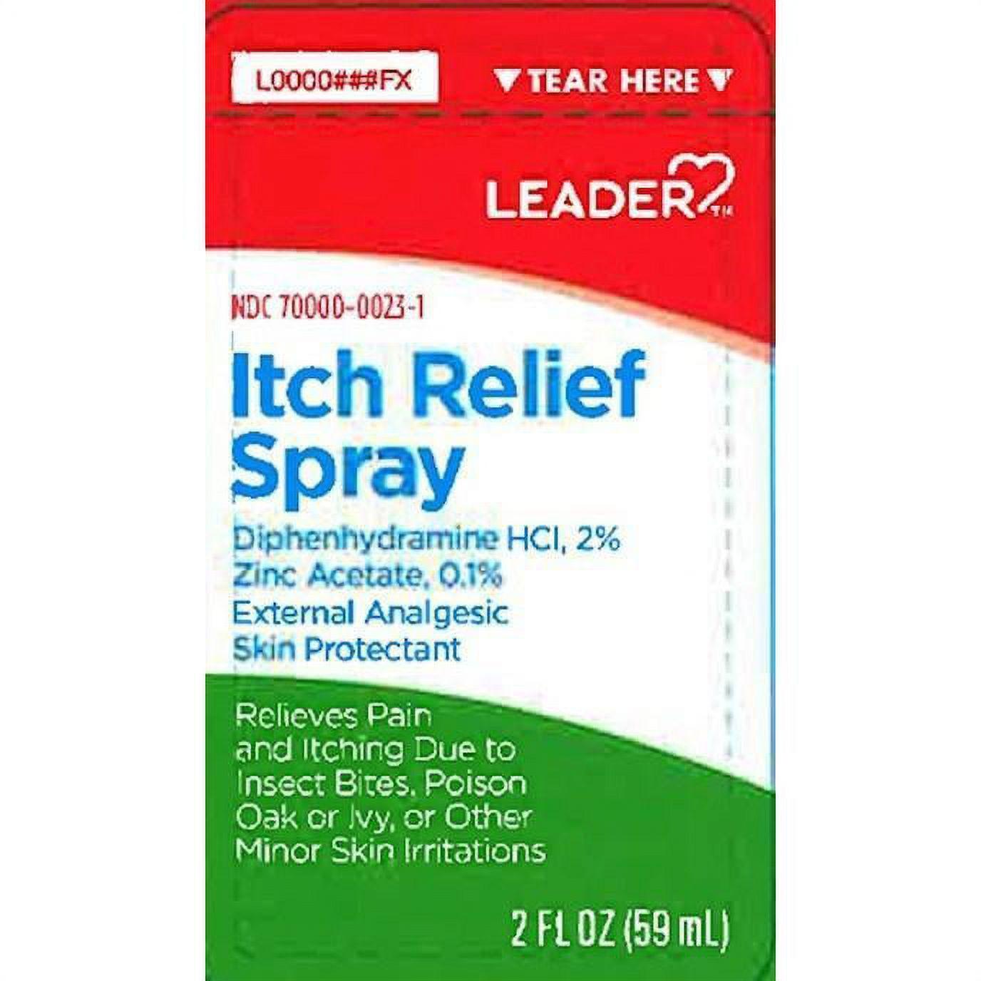 Leader Itch Relief, Extra Strength, Spray, 2 Oz