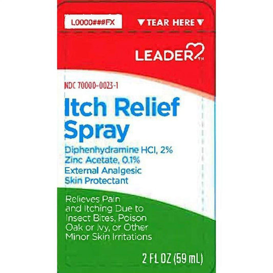 Leader Itch Relief, Extra Strength, Spray, 2 Oz