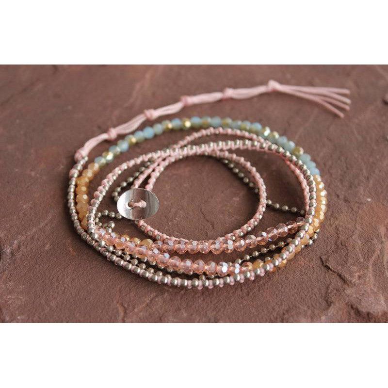 Anita Bead and Chain Wrap Bracelet | Necklace Assorted - Thailand