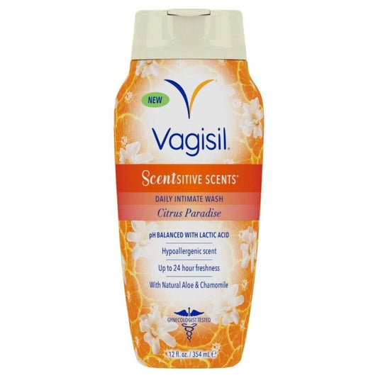 Vagisil Intimate Wash, Daily, Citrus Paradise 12 Fl Oz