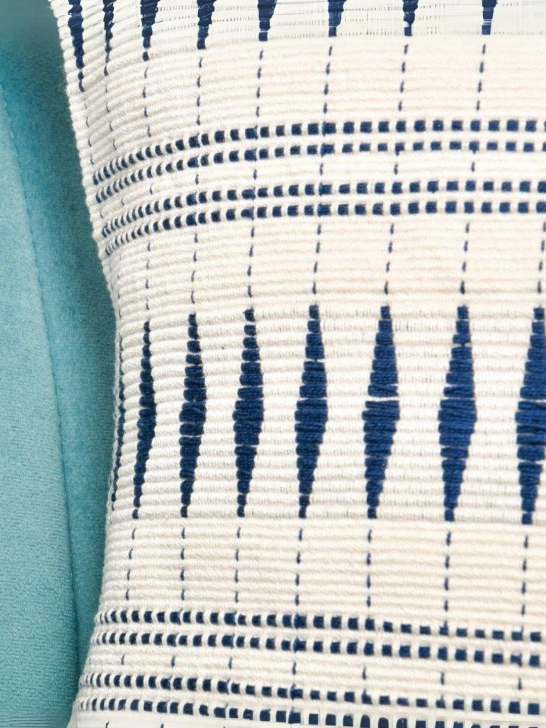 Monochrome Handwoven Pillow Cover (16" x 16")