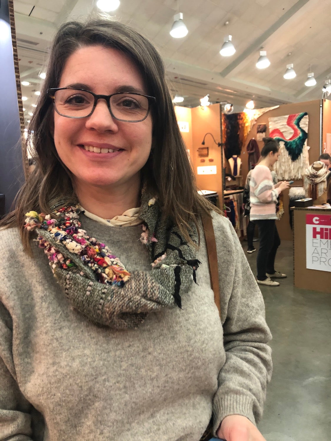 Studio-Woven Zero Waste Split Cowl