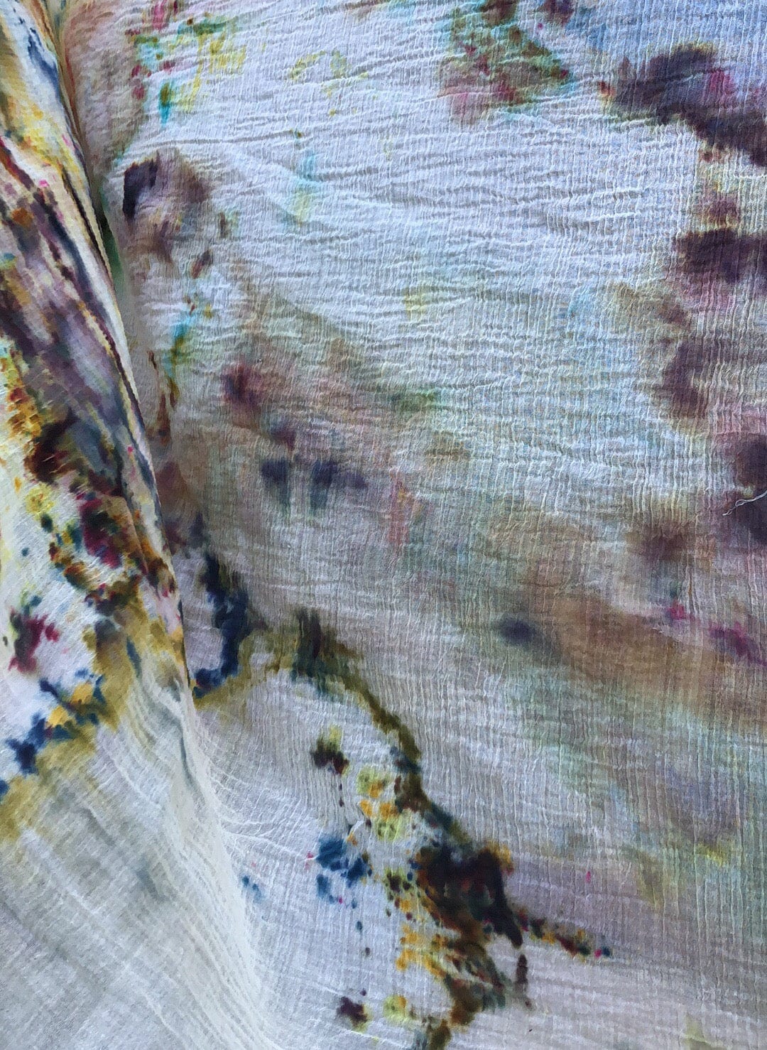 Hand-Dyed Cotton Gauze Scarf & Pashmina