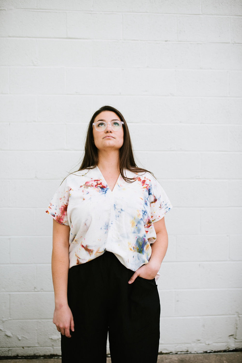 Hand Dyed Zero Waste Silk Market Top