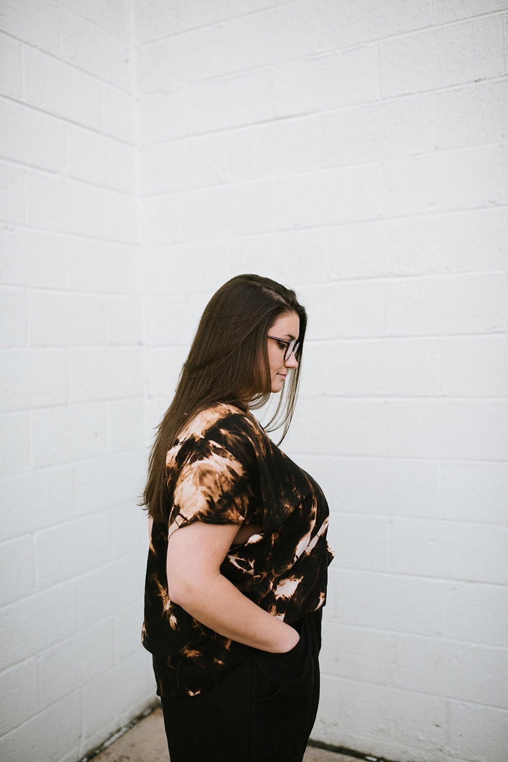 Hand Dyed Zero Waste Silk Market Top