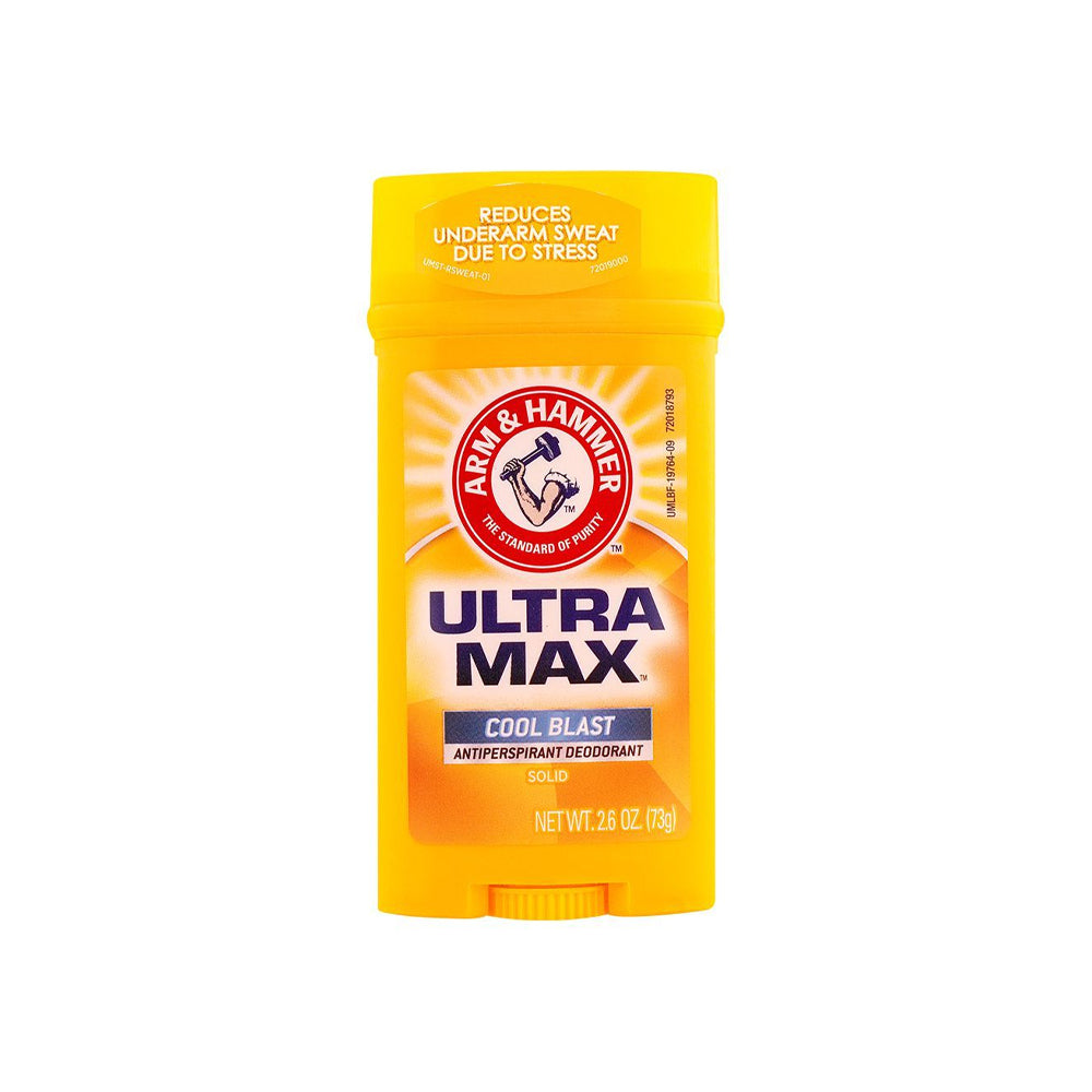 Arm & Hammer Ultra Max Antiperspirant Deodorant, Invisible Solid, Cool Blast