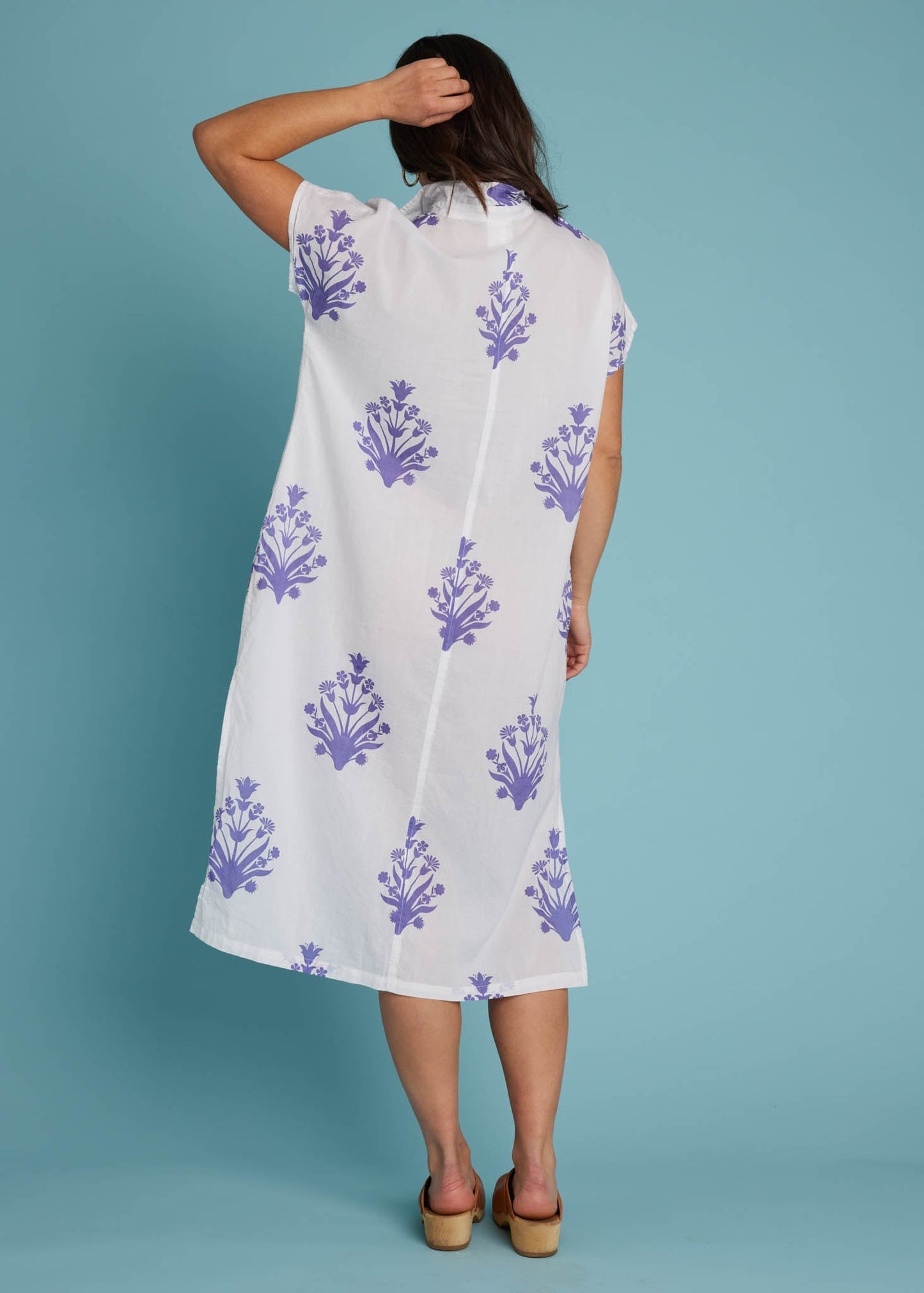 Scout Caftan - Cameo Floral Coastal Purple