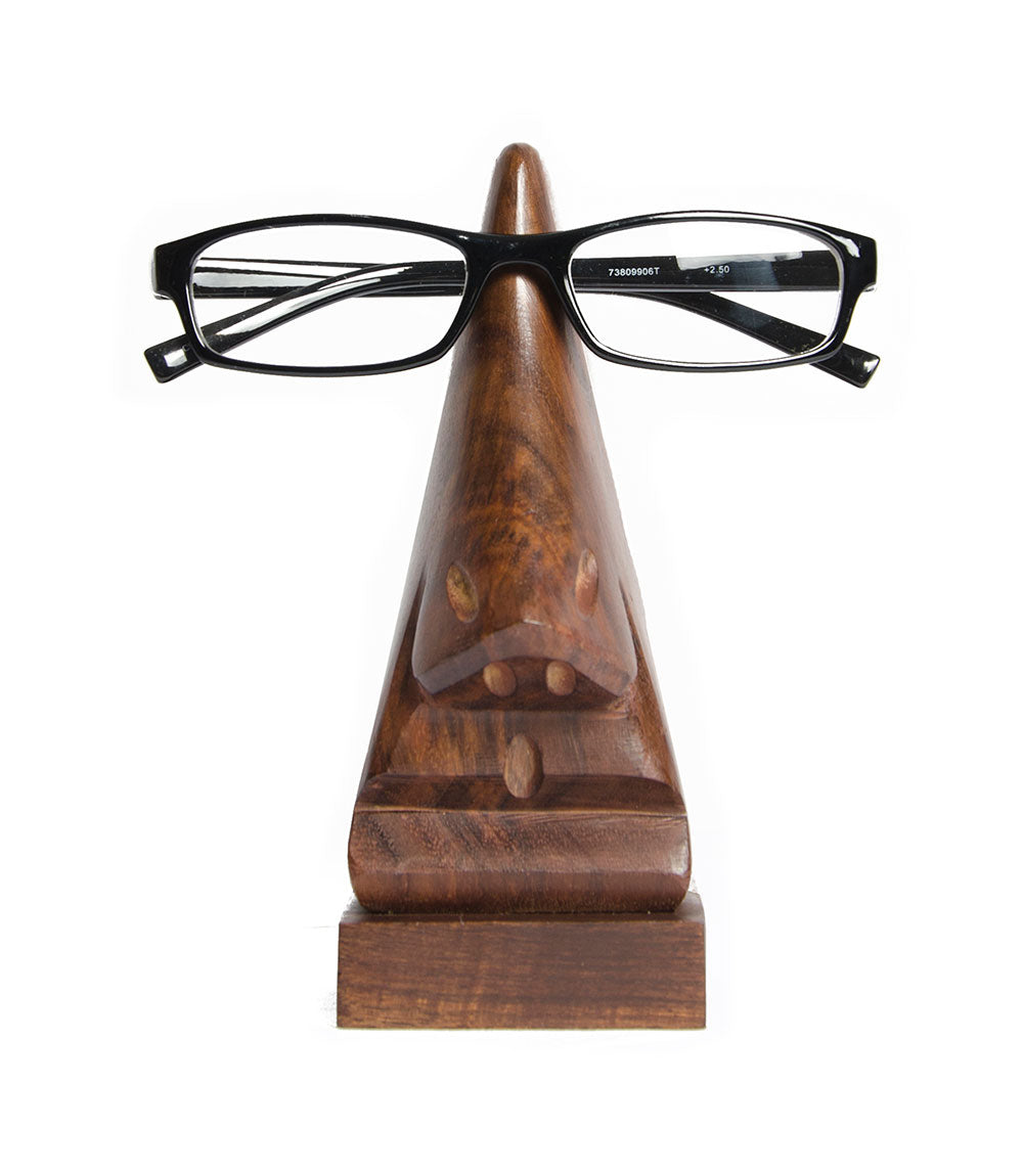 Nose Glasses Holder Stand - Handcrafted Indian Rosewood - Osadia Concept Store