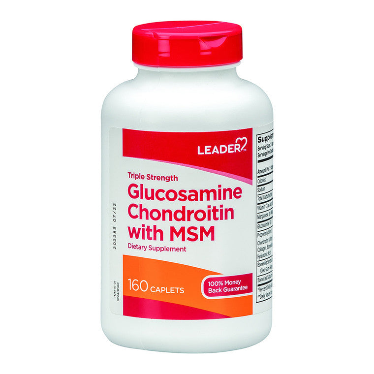 Leader Health Care Triple Strength Dietary Supplement Caplets