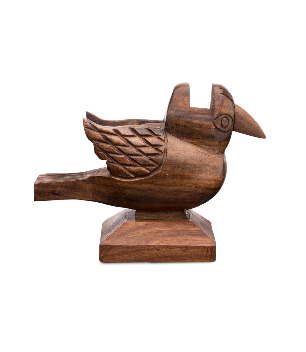 Sparrow Eyeglass Holder Stand - Handcrafted Indian Rosewood - Osadia Concept Store