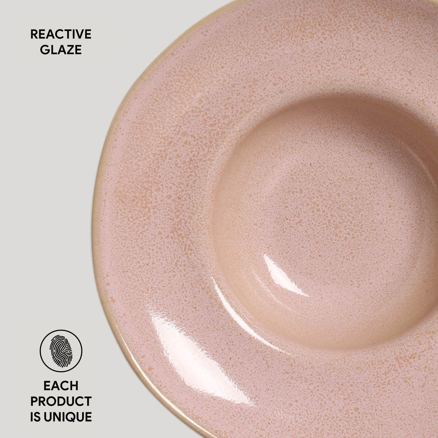 Deep Rim Plate Set of 4