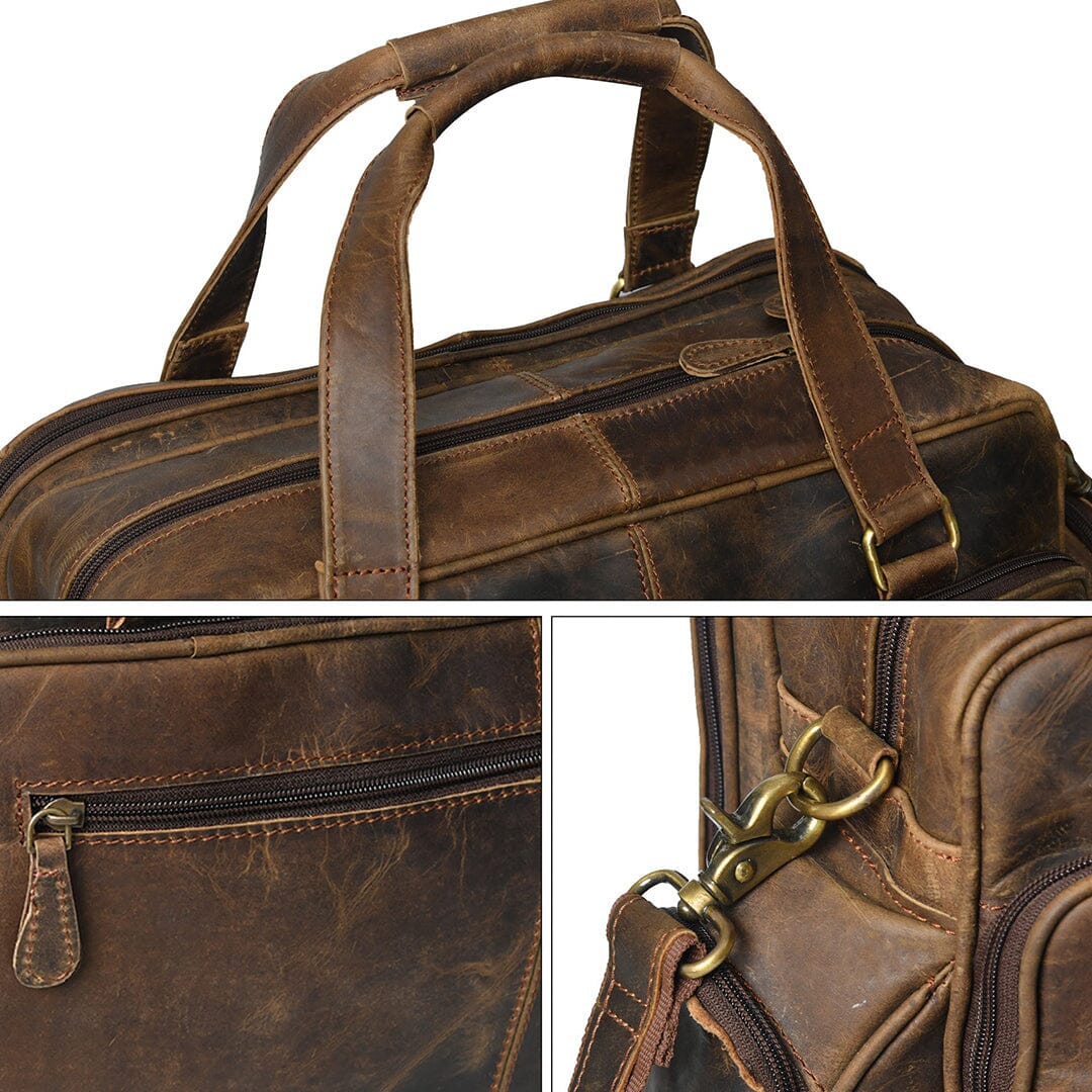 Floyd Handmade Buffalo Leather Office Briefcase - Osadia Concept Store