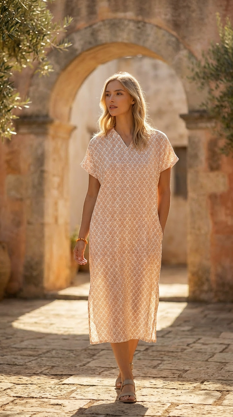 Scout Caftan - Sunflower in Desert Flower