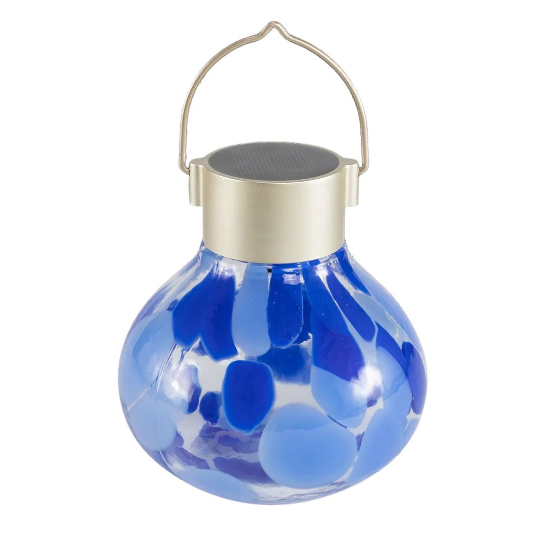 Tea Solar Lanterns 5" Handblown Glass