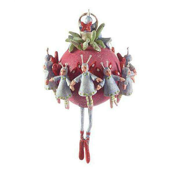 12 Days 11 Ladies Dancing Ornament by Patience Brewster