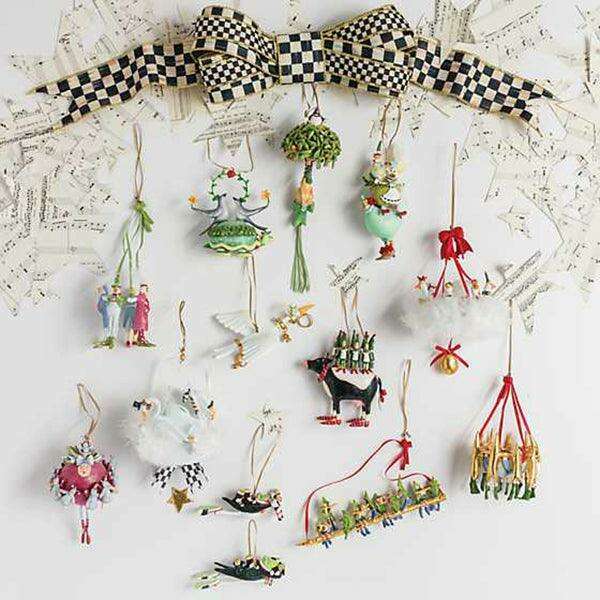 12 Days 8 Maids a-Milking Ornament by Patience Brewster