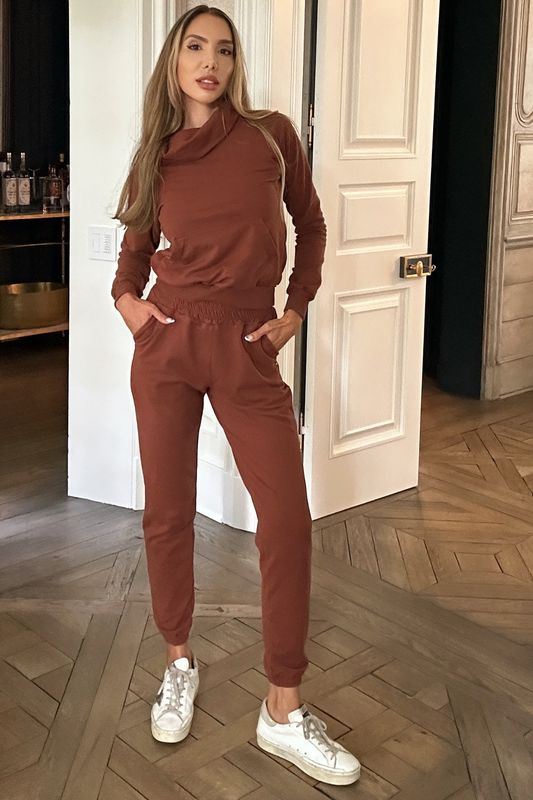 SOPHIE EXPRESSO Fleece Jogger Lounge Sweatpants