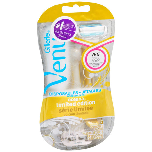 Gillette Razors, Disposable, Oceana, 3 Blades