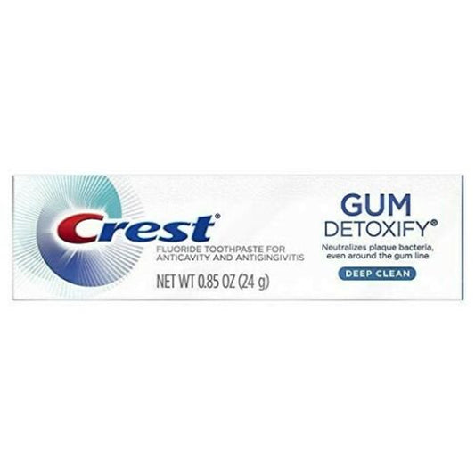 Crest Gum Detoxify Deep Clean Toothpaste Travel Size, 0.85 Oz