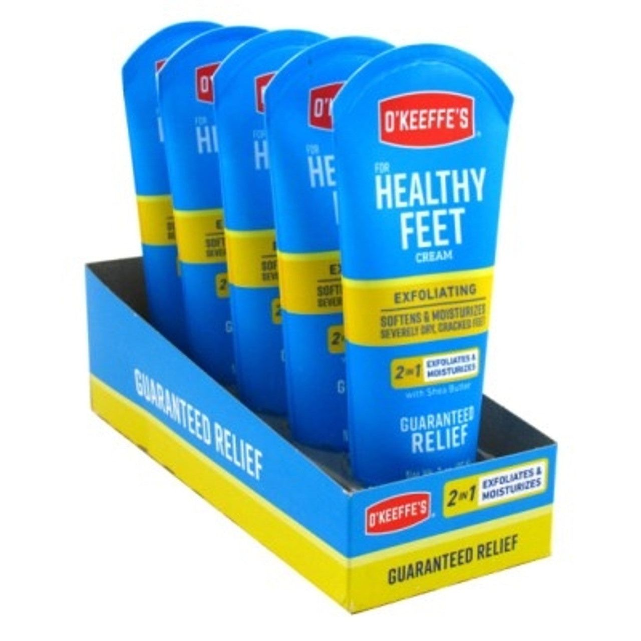 O'Keeffe's For Healthy Feet Exfoliating Foot Cream, 3 Oz., Tube