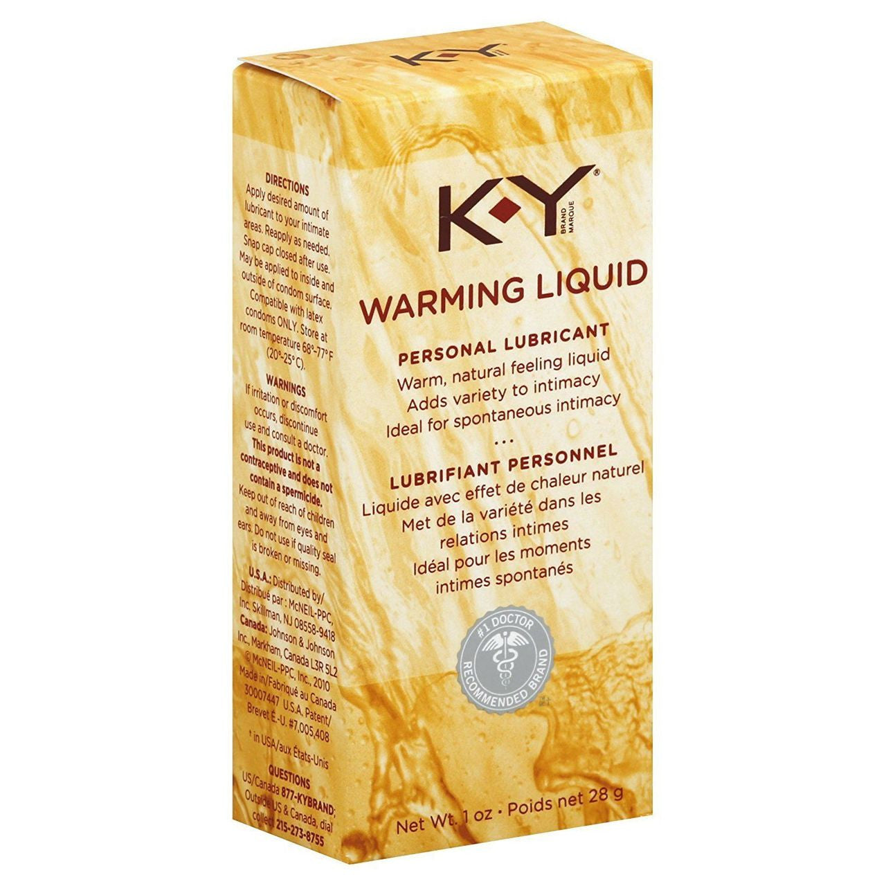 K-Y Warming Liquid Personal Lubricant - 1 Oz