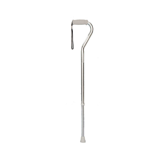 Essential Medical Supply Endurance Offset Handle Cane Silver