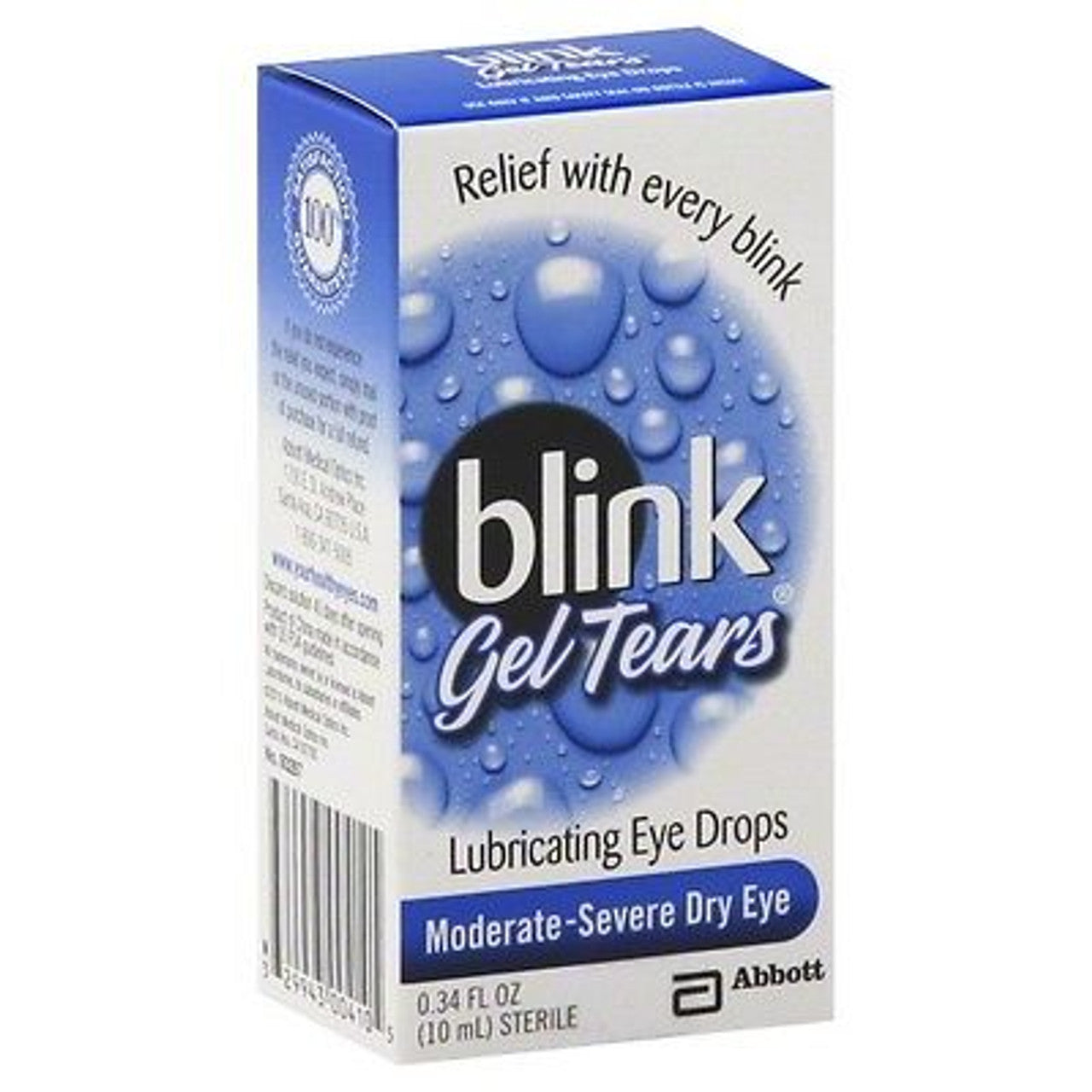 Blink Gel Tears Lubricating Eye Drops Moderate-Severe Dry Eye, 10 Ml