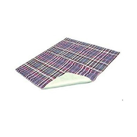Essential Medical Supply Quik-Sorb Reusable Underpad, Plaid - 34 X 36