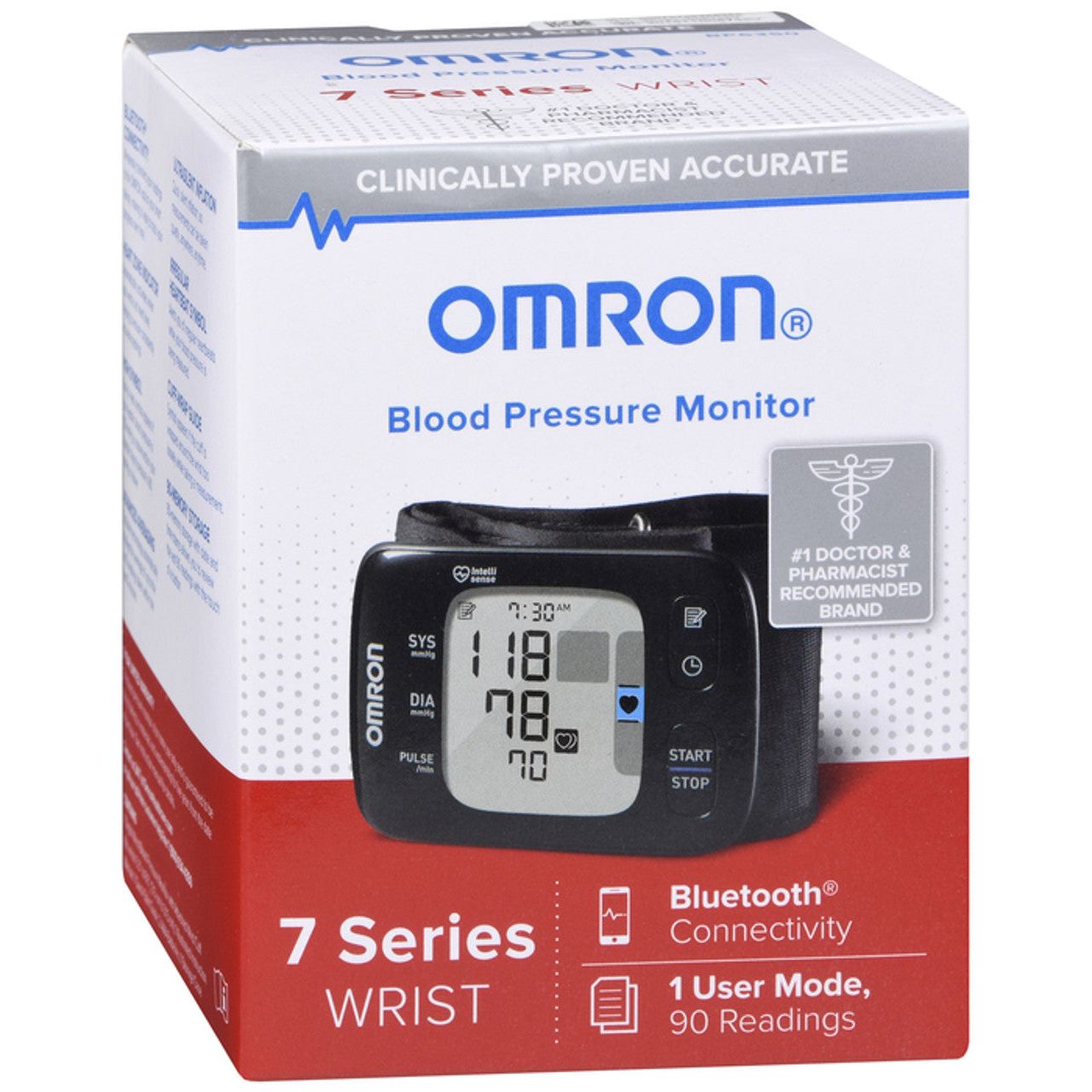 Omron 7 Series Wireless Wrist Blood Pressure Monitor Black BP6350
