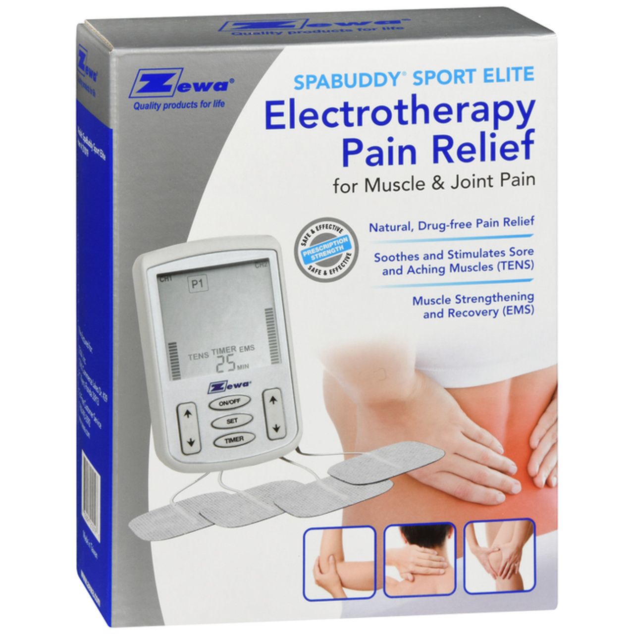 Zewa SpaBuddy Sport - TENS Pain Therapy