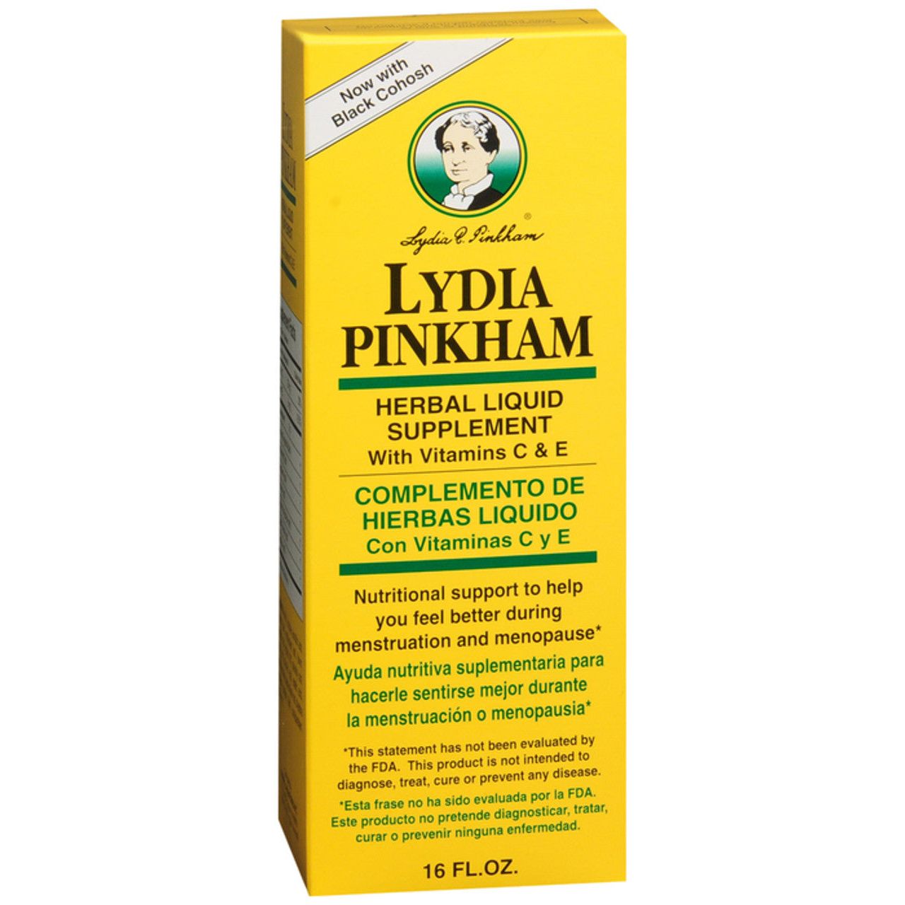 Lydia Pinkham Herbal Liquid Supplement, 16 Oz