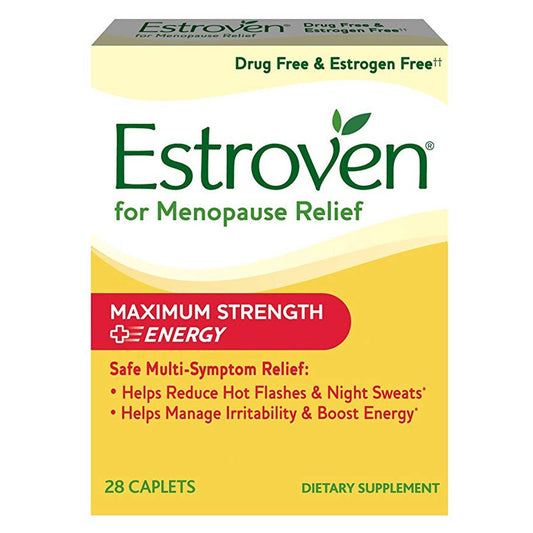 Estroven Caplets Maximum Strength Menopause Relief + Stress