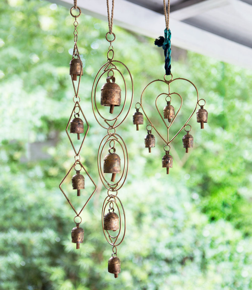 Ushas Dawn Long Rustic Bell Wind Chime - Hand Tuned - Osadia Concept Store