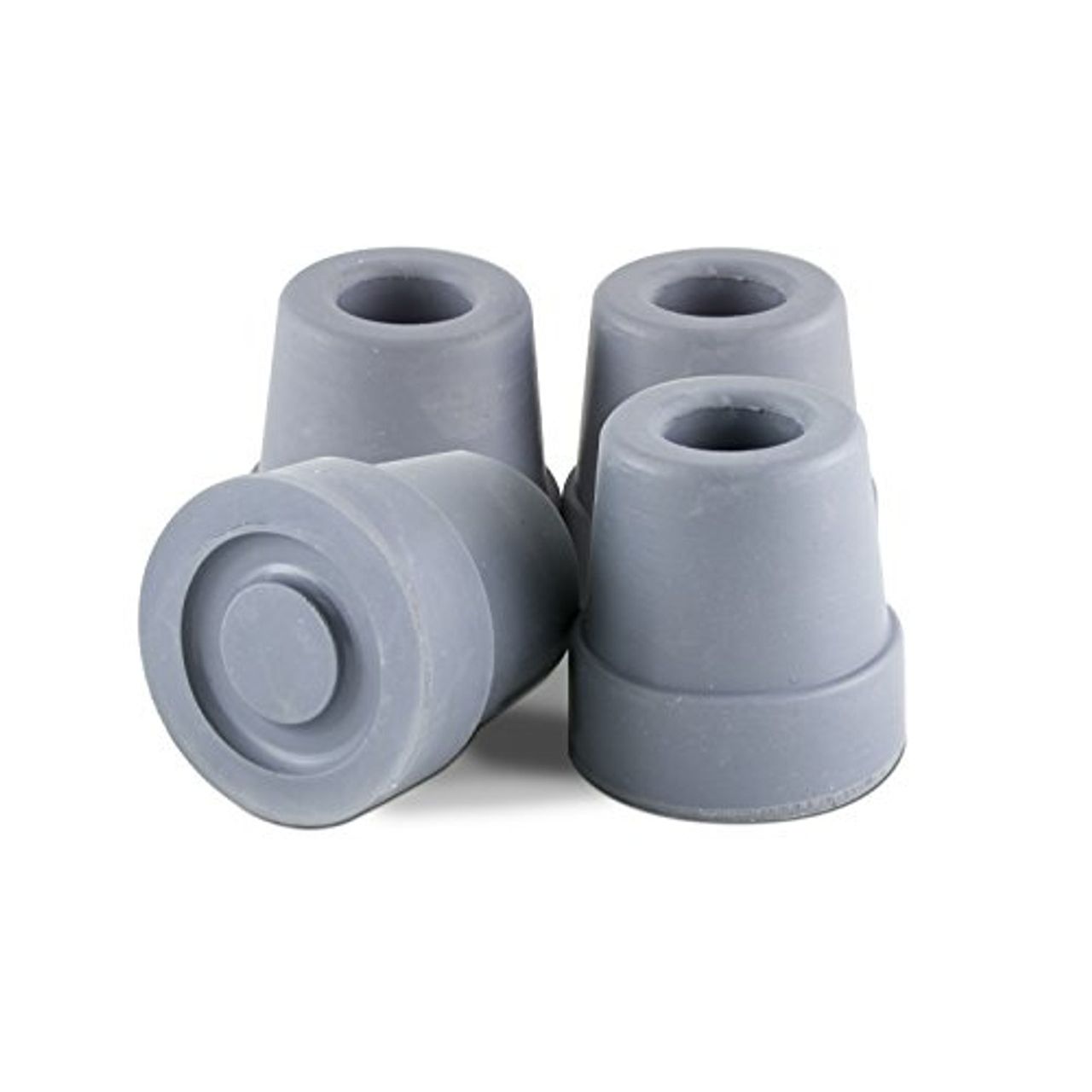Essential Medical Supply T50012g Quad Cane Tips, Gray, 1/2 Inch