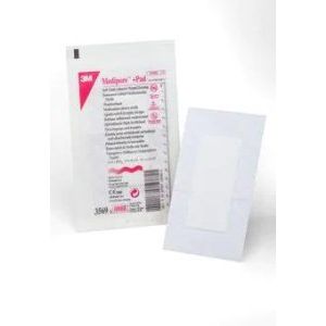 3M Medipore +Pad Soft Cloth Adhesive Wound Dressing, 3569, Dressing - 3-1/2 In X 6 In, Pad - 1-3/4 In X 4 In
