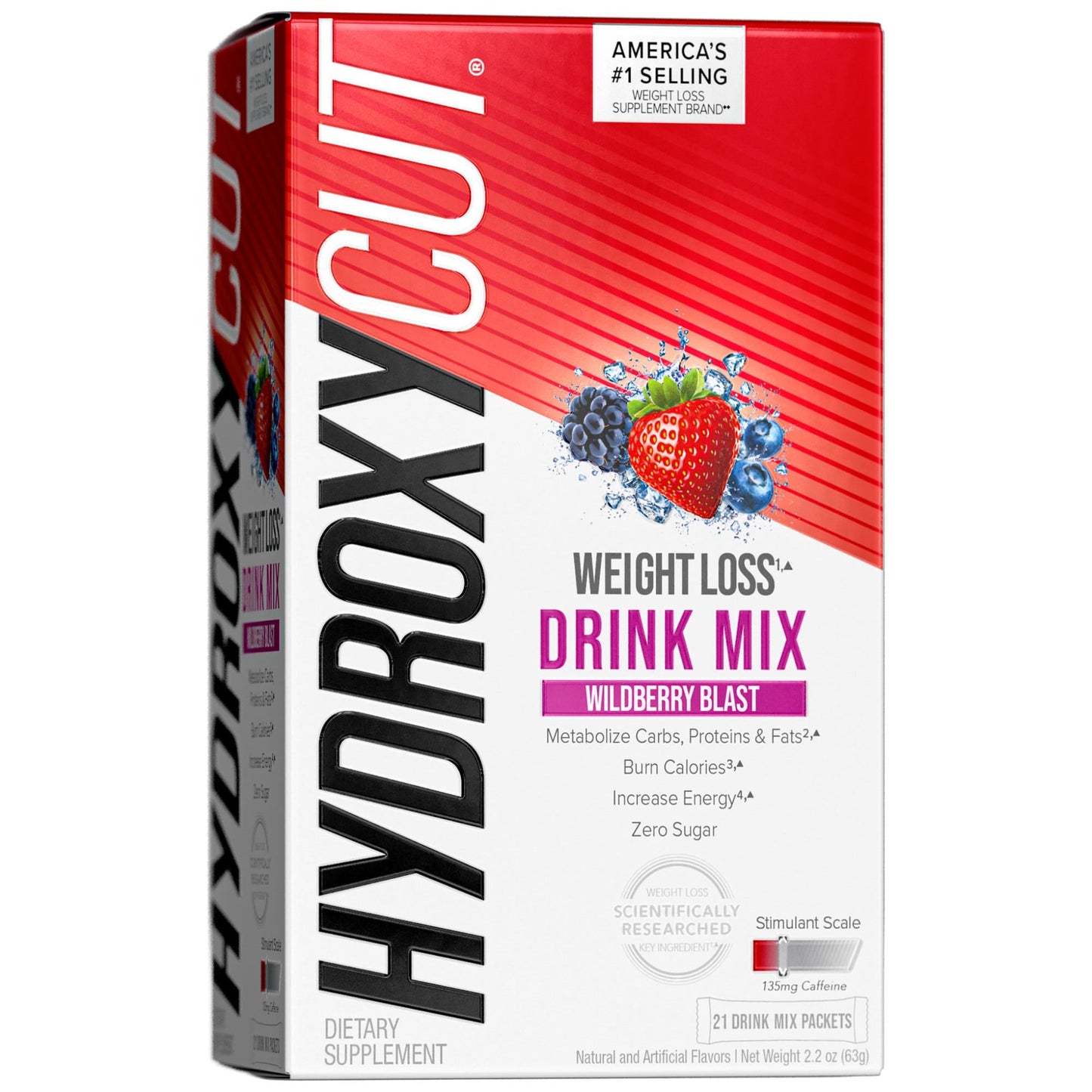 Hydroxycut Pro Clinical Instant Drink Mix Packets, Wildberry