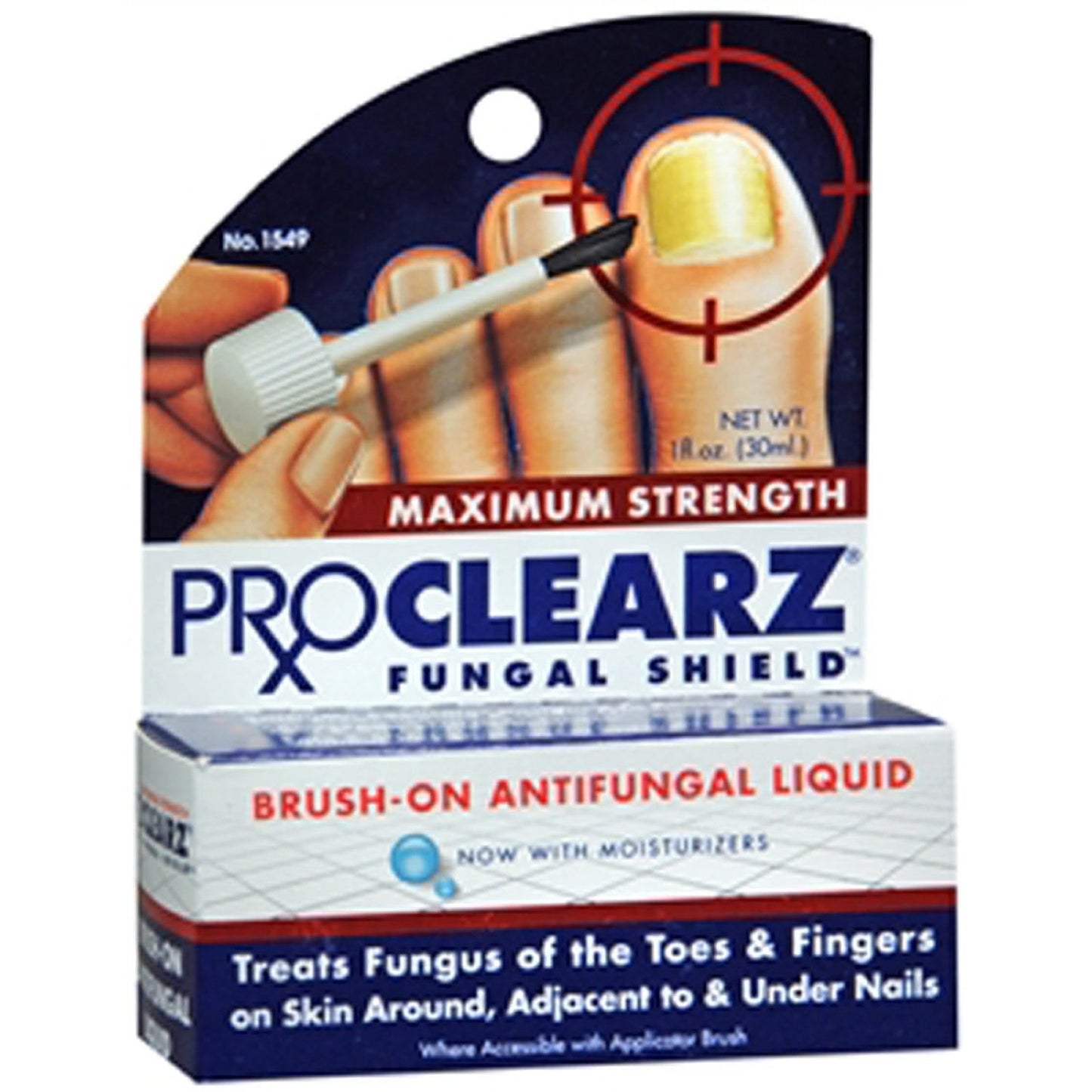 Pro Clearz ProX Fungal Shield Brush-On Antifungal Liquid, 1 Oz