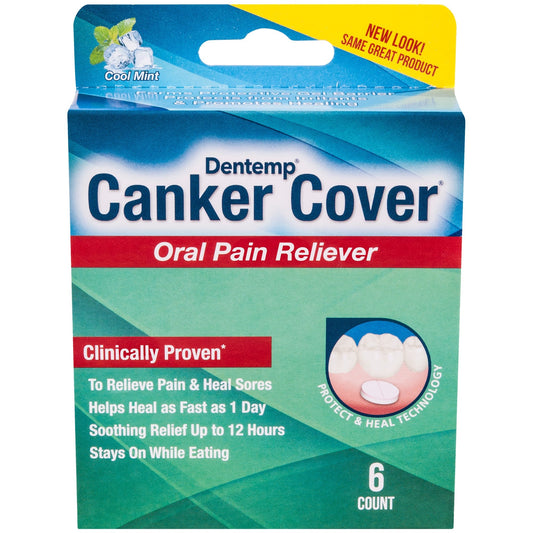 Dentemp Canker Cover Oral Pain Reliever Cool Mint