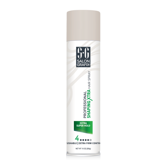 Salon Grafix Professional Extra Super Hold Shaping Hair Spray 10 Oz. Aerosol Can