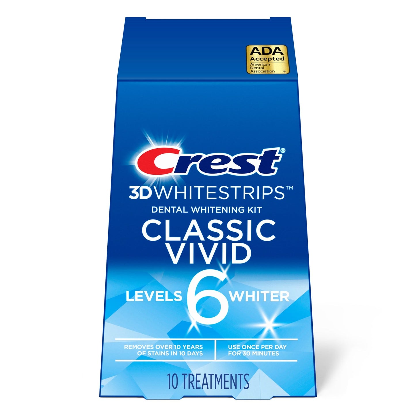 Crest 3D White Classic Vivid Dental Whitening Kit With 10 Treatments