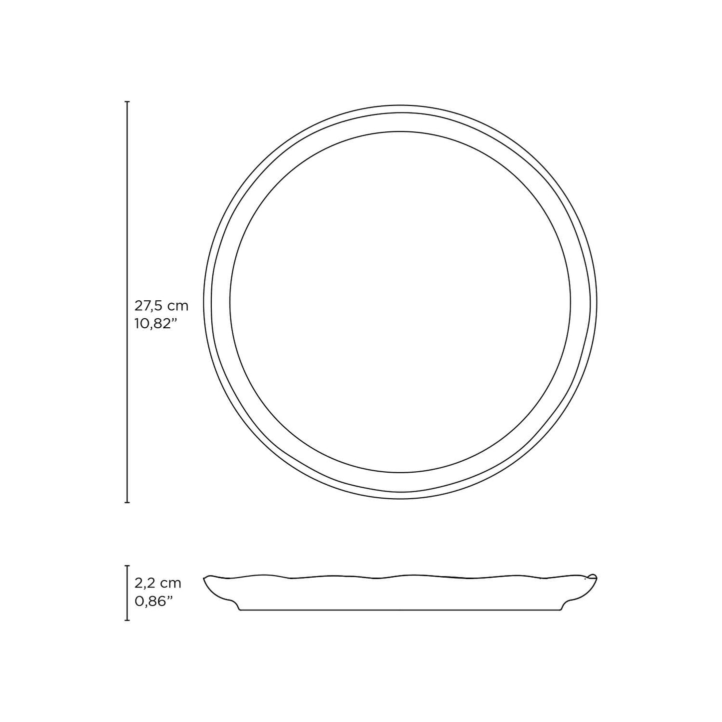 Dinner Plate Set of 4