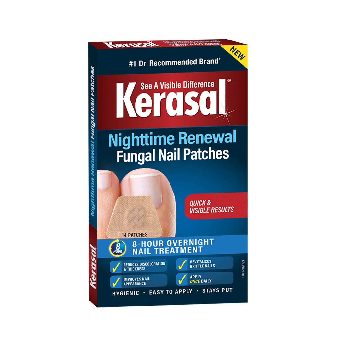 Kerasal Nighttime Renewal Fungal Nail Patches