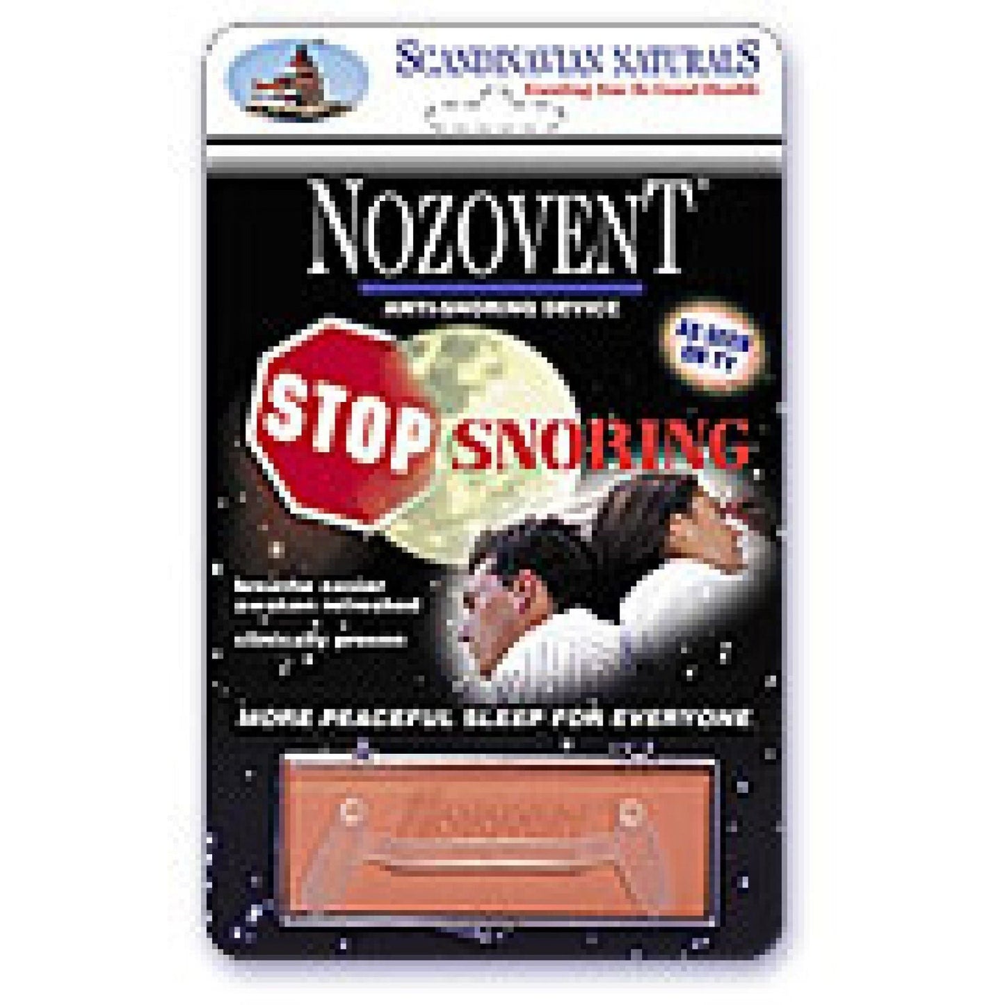 Scandinavian Formulas Nozovent Anti Snoring Device For Peaceful Sleep