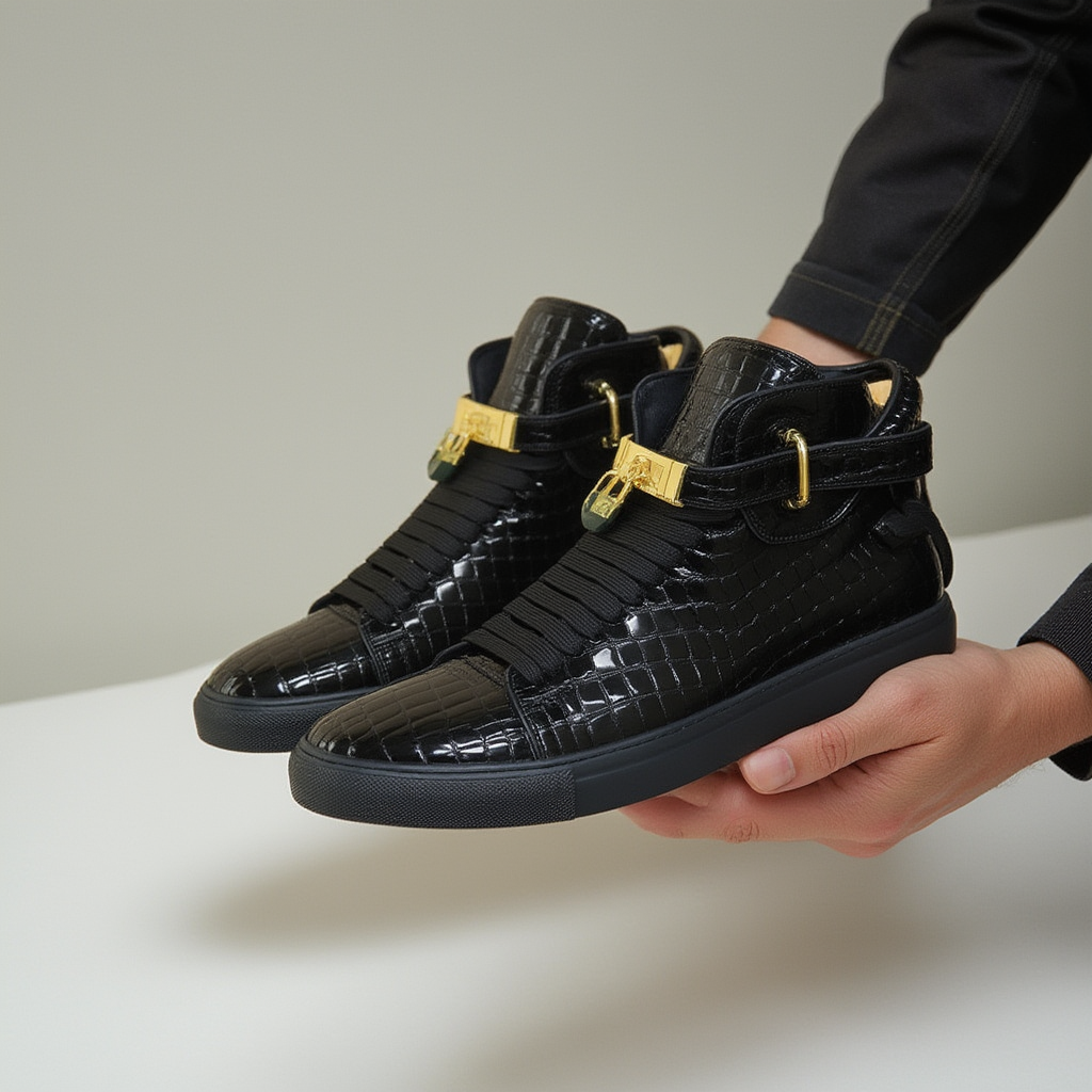 Sovereign High-Top Luxe Sneakers