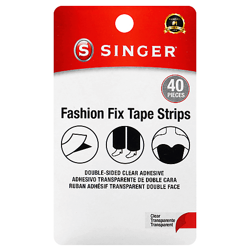 Singer Tape Strips, Fashion Fix, Clear