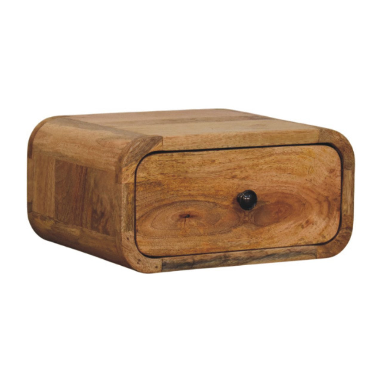 Avora Mini Wall-Mounted Oak-ish Nightstand