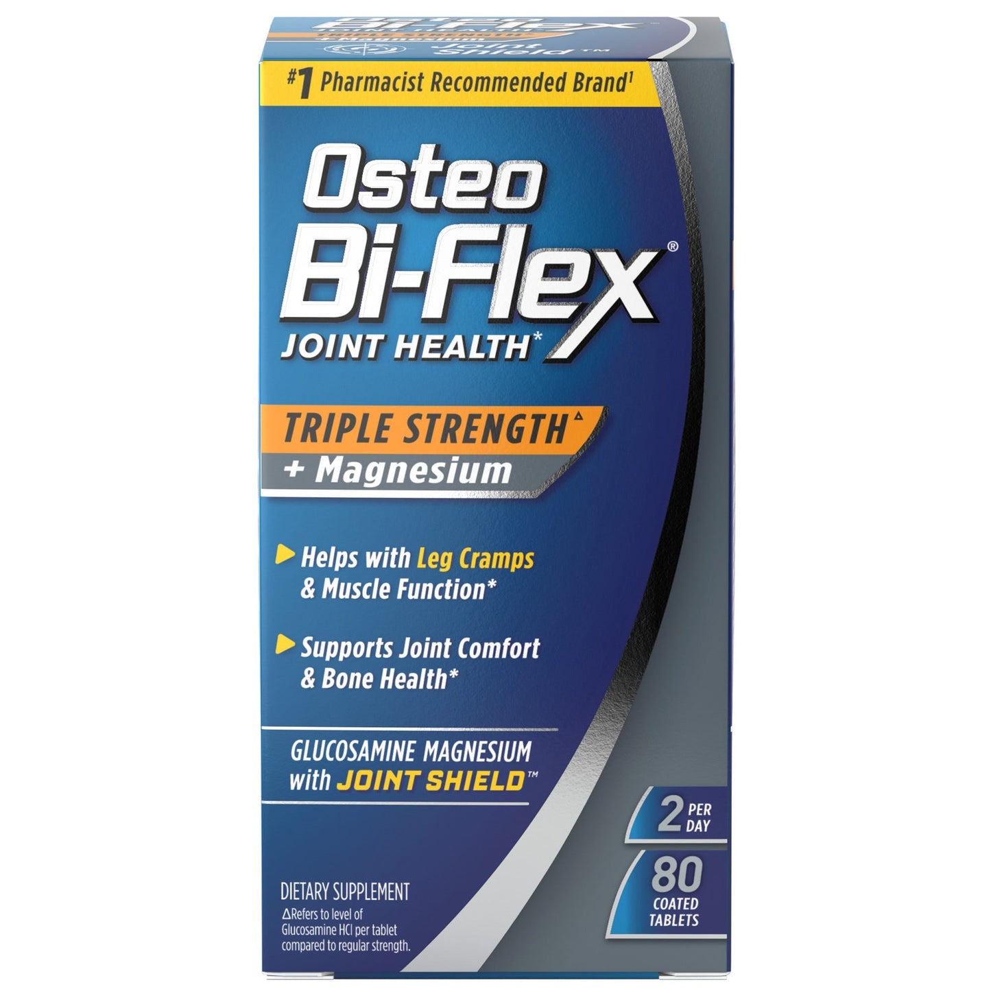 Osteo Bi-Flex Joint Health, Triple Strength + Magnesium, 80 Coated Tablets