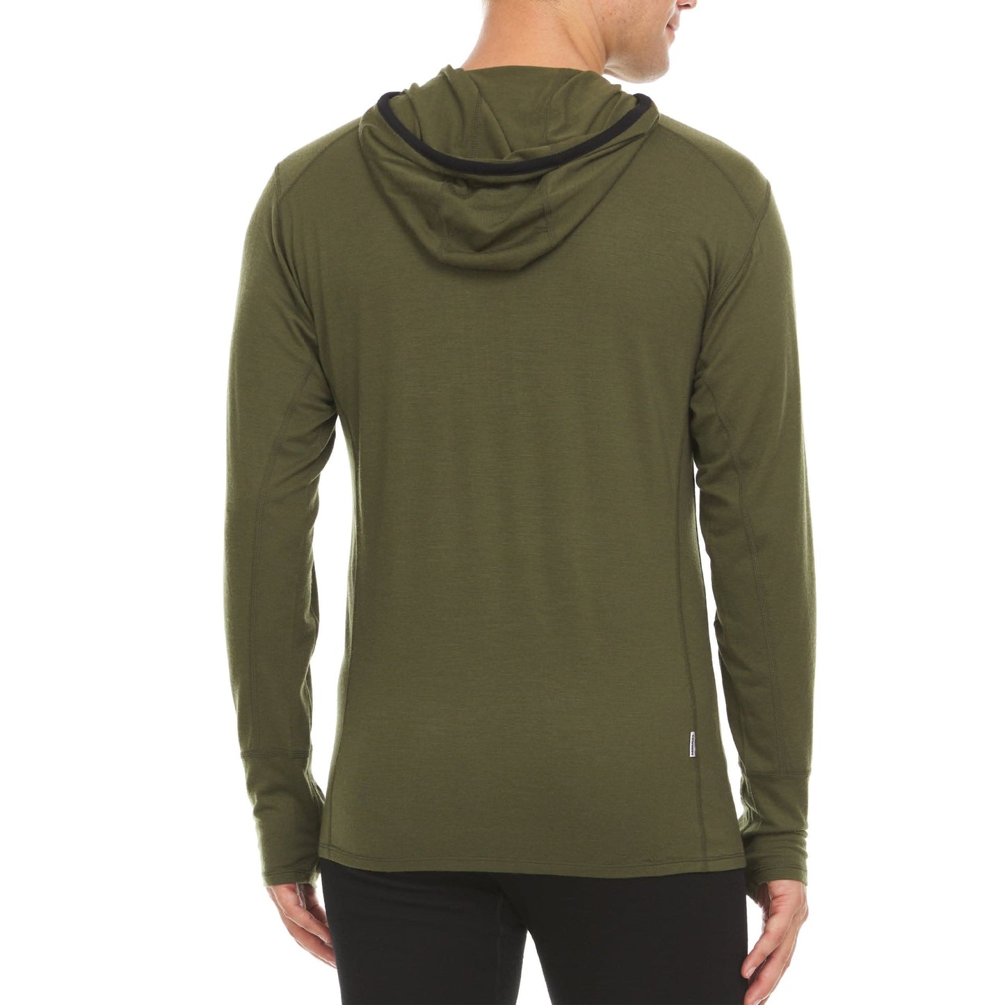 Men's Wool 1/4 Zip Merino Sun Hoodie - Microweight - Osadia Concept Store